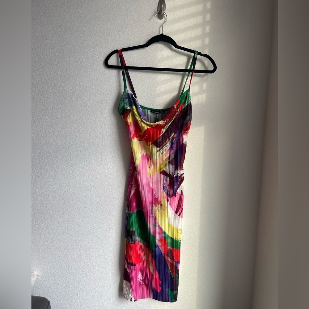 Boohoo Multicolored Midi Dress